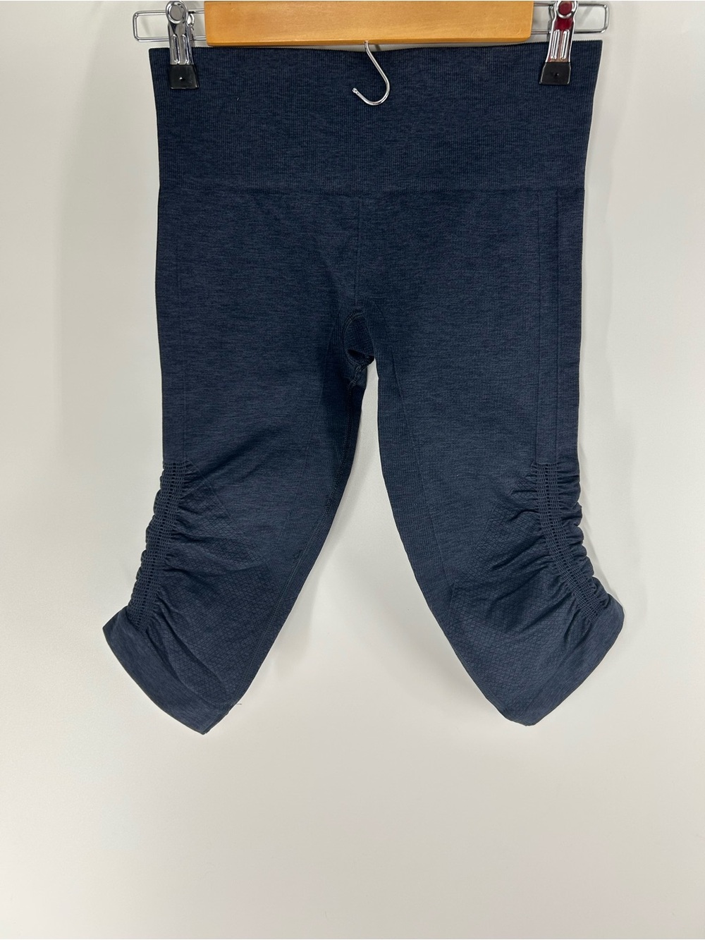 lululemon athletica Navy Ruched Bike Shorts